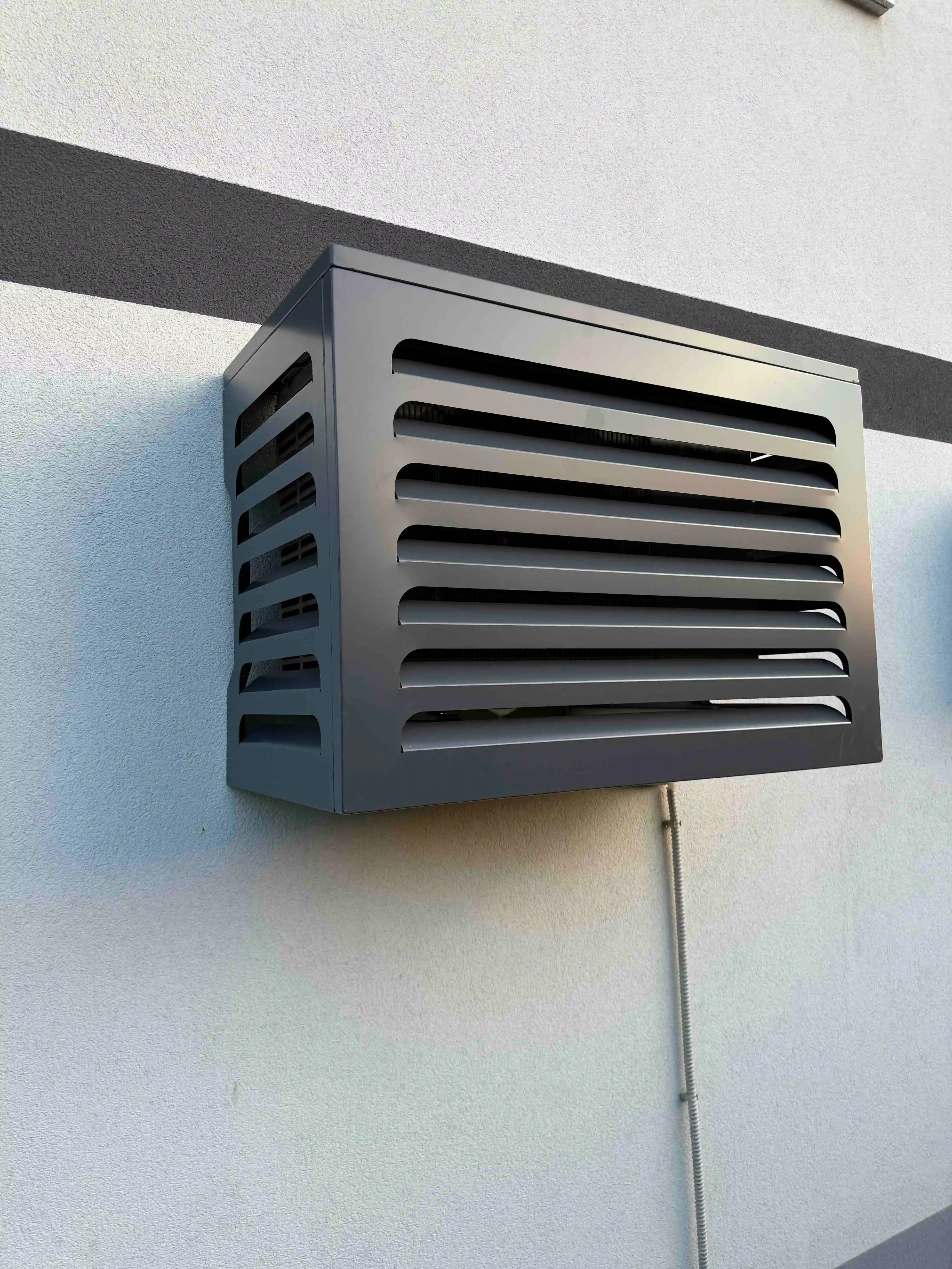 Matro cover installed, three-quarter view